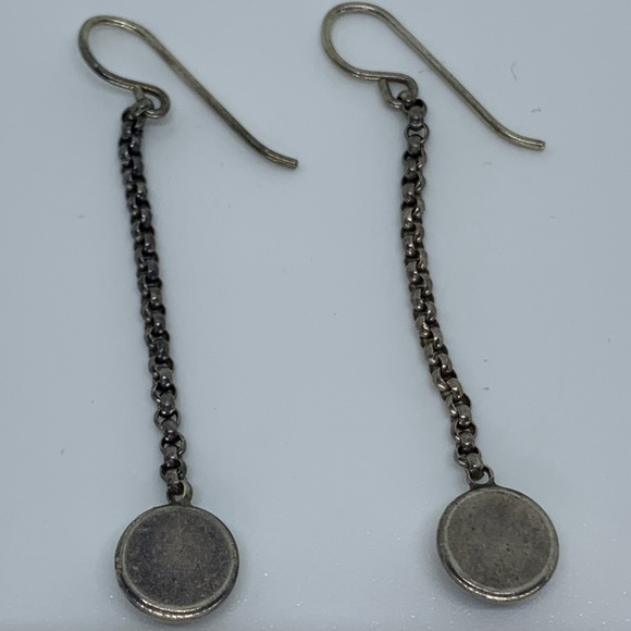 Abalone Sterling Silver Drop Earrings - Picture 3 of 3